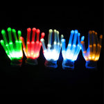 LED Light Up Skeleton Hand Gloves