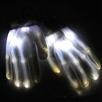LED Light Up Skeleton Hand Gloves