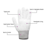 LED Light Up Skeleton Hand Gloves