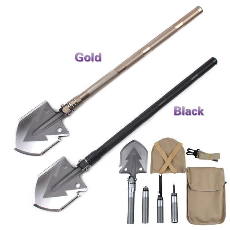 Multifunctional Camping Tactical Military Survival Folding Shovel