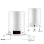 Customized Personality LED nightlight Bluetooth Speaker