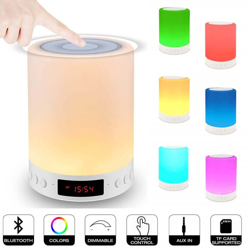 Customized Personality LED nightlight Bluetooth Speaker
