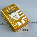 Donald Trump Aluminum Flip Cover Cigarette Case Tobacco Holder
