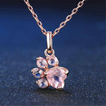 Cat Paw Pendant Necklace