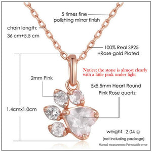 Cat Paw Pendant Necklace