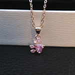Cat Paw Pendant Necklace
