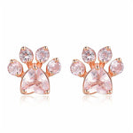 Cat Paw Piercing  Stud Earrings