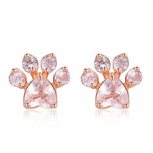Cat Paw Piercing  Stud Earrings