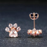 Cat Paw Piercing  Stud Earrings