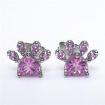 Cat Paw Piercing  Stud Earrings