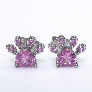 Cat Paw Piercing  Stud Earrings