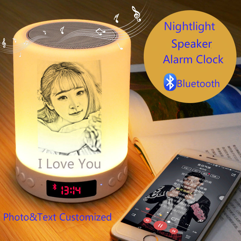 Customized Personality LED nightlight Bluetooth Speaker