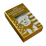 Donald Trump Aluminum Flip Cover Cigarette Case Tobacco Holder